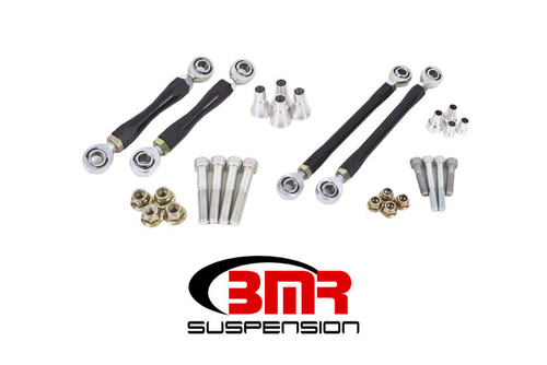 BMR Suspension BMR 08-17 Challenger Front and Rear Sway Bar End Link Kit - Black - ELK110