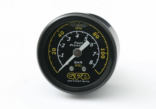 Go Fast Bits GFB Fuel Pressure Gauge Suits 8050/8060 40mm 1-1/2in 1/8MPT Thread 0-120PSI - 5730