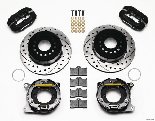 WilWood Wilwood Forged Dynalite P/S Park Brake Kit Drilled 2005-2014 Mustang - 140-9228-D