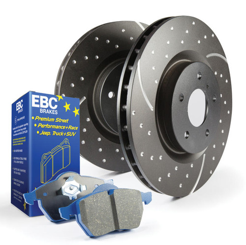 EBC S6 Kits Bluestuff Pads and GD Rotors - S6KF1132