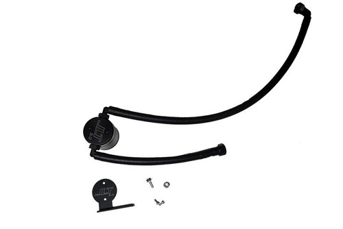 JandL 20-21 Chevrolet Corvette 6.2L LT2 Targa Top Passenger Side Oil Separator 3.0 - Black Anodized - 3088P-B