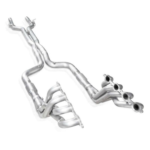 Stainless Works 2016-18 Camaro SS Headers 2in Primaries 3in High-Flow Cats X-Pipe AFM Delete - CA16HCAT