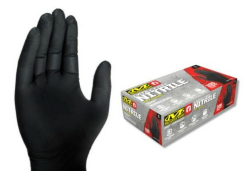 Mechanix Wear HD Black Nitrile 5 Mil MD - 10 Packs 100 Gloves Each - D03-05-009-100-10