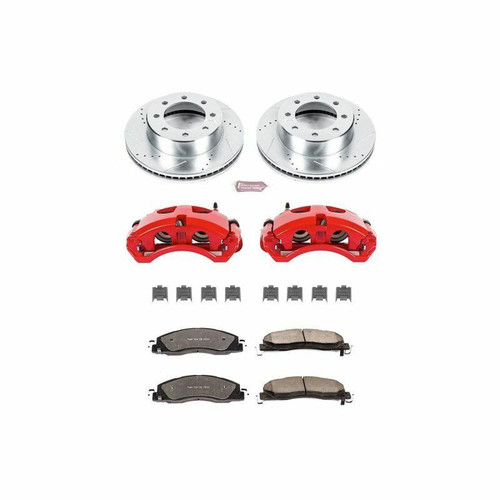PowerStop Power Stop 09-10 Dodge Ram 2500 Front Z36 Truck and Tow Brake Kit w/Calipers - KC5411-36