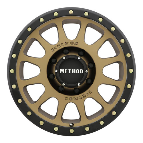 Method Wheels Method MR305 NV 20x10 -18mm Offset 8x180 130.81mm CB Method Bronze/Black Street Loc Wheel - MR30521088918N
