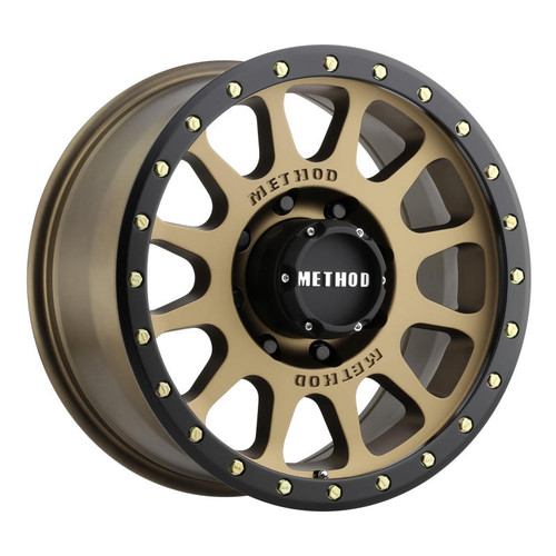 Method Wheels Method MR305 NV 20x10 -18mm Offset 8x180 130.81mm CB Method Bronze/Black Street Loc Wheel - MR30521088918N