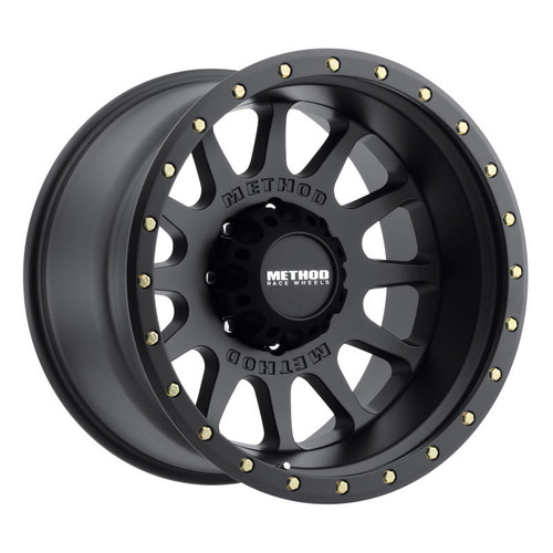 Method Wheels Method MR605 NV 20x12 -52mm Offset 8x170 124.9mm CB Matte Black Wheel - MR60521287552N