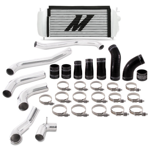 Mishimoto 2017 Ford F150 3.5L EcoBoost Performance Intercooler Kit - Silver Cooler Polished Pipes - MMINT-F35T-17KPSL