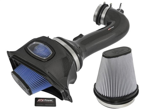 AFE aFe Momentum Carbon Fiber Cold Air Intake System PDS/P5R 15-16 Chevrolet Corvette Z06 V8-6.2L - 52-74202-C