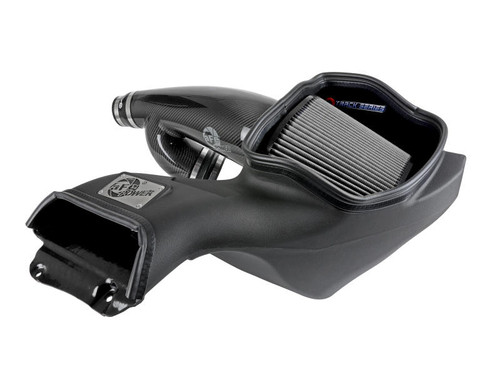 AFE aFe 17-20 Ford F-150/Raptor Track Series Carbon Fiber Cold Air Intake System With Pro DRY S Filters - 57-10010D