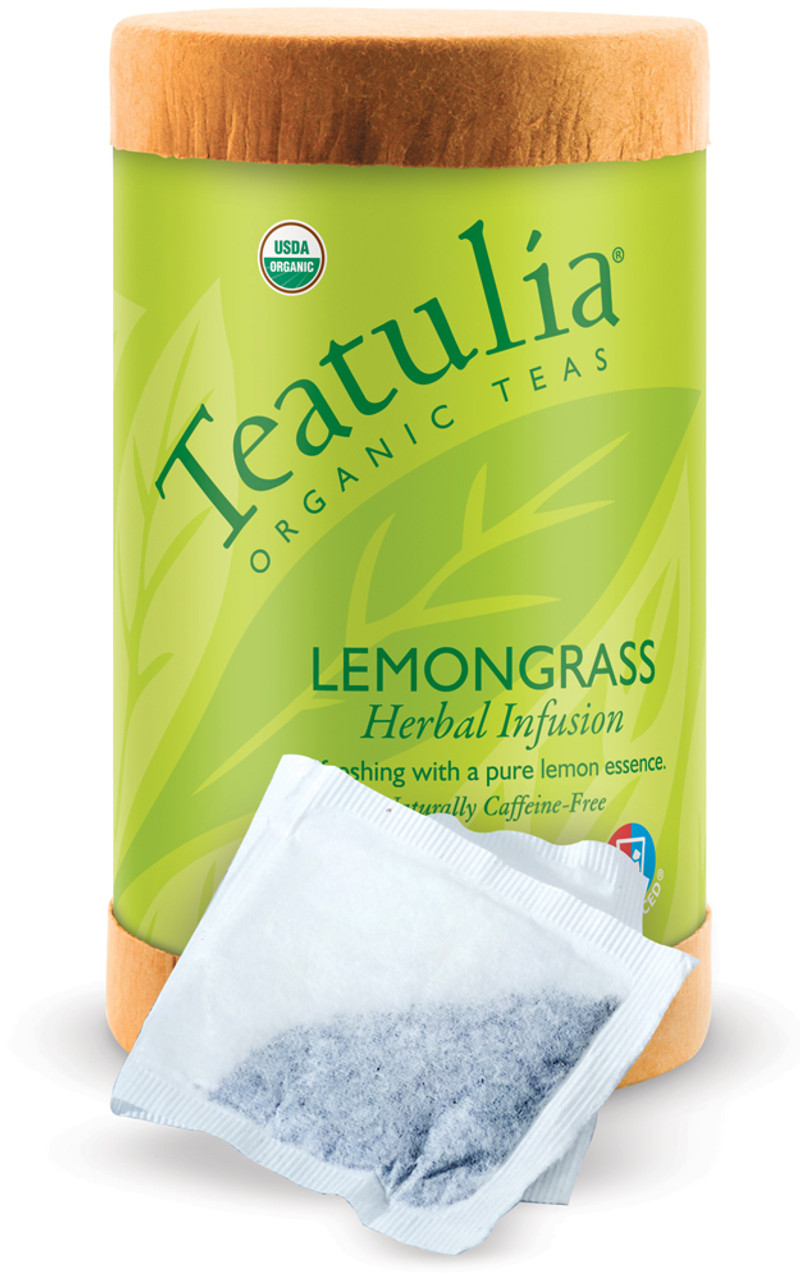 Lemongrass Tea 30ct Square Tea Bag Canister