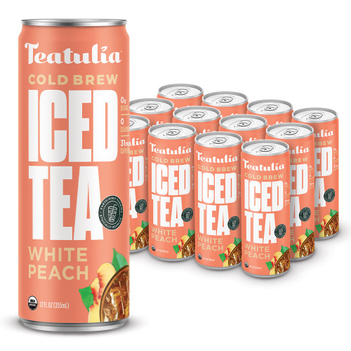 White Peach Canned Iced Tea