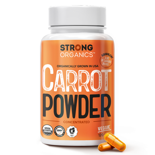 Organic Carrot Juice Powder Capsules