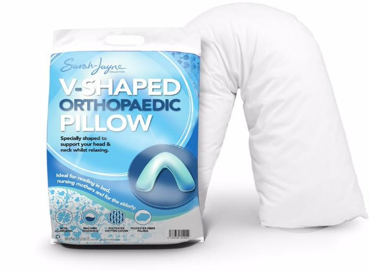 vee shaped pillows