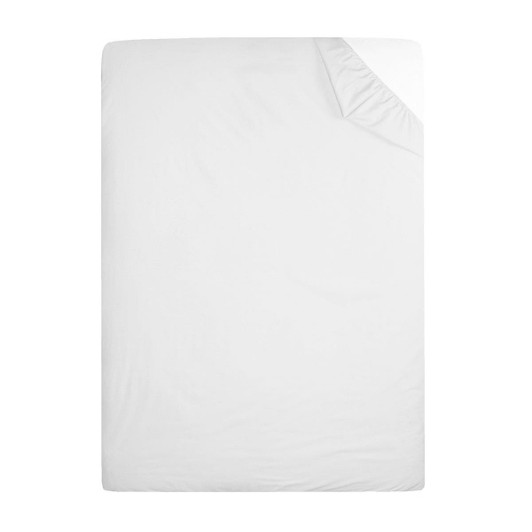 Single Piece White Flame Retardant Fitted Sheets 68 Pick Polycotton BS 7175 - Single Single Piece White Flame Retardant Fitted Sheets 68 Pick Polycotton BS 7175 - Single