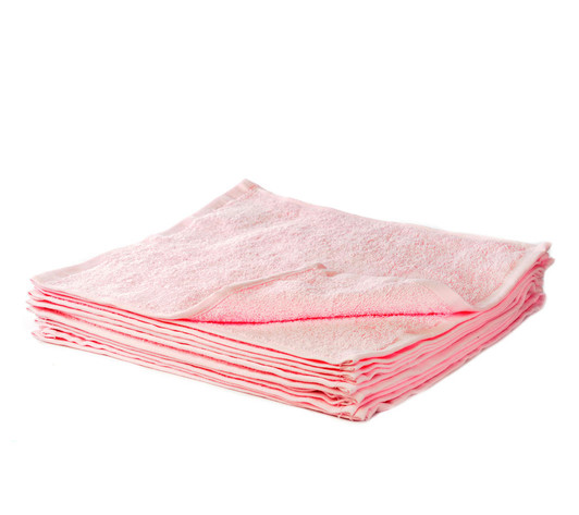 Pink Face Cloth Soft Cotton Royal Egyptian Flannel 30x30cm - 500 GSM Pink Face Cloth Soft Cotton Royal Egyptian Flannel 30x30cm - 500 GSM