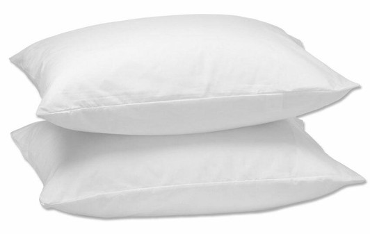 Pack of 2 Easy Care White Percale Pillowcases Envelop style 180 Thread Count 48x74cm Pack of 2 Easy Care White Percale Pillowcases Envelop style 180 Thread Count 48x74cm