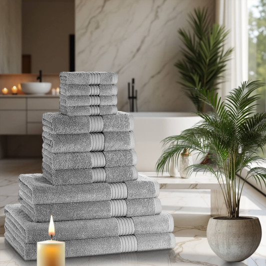 12 Piece 700GSM Towel Bale - 4 Face Cloths, 4 Hand Towels, 2 Bath Towels, 2 Bath Sheets 12 Piece 700GSM Towel Bale - 4 Face Cloths, 4 Hand Towels, 2 Bath Towels, 2 Bath Sheets