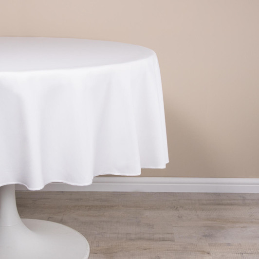 Easy Iron Plain 100percent Polyester Round Tablecloths Easy Iron Plain 100percent Polyester Round Tablecloths