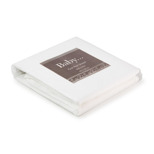 Baby Cot Bed Flat Sheet - 100percent Cotton Baby Cot Bed Flat Sheet - 100percent Cotton