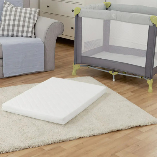 Quilted Foam Travel Cot Mattress Quilted Foam Travel Cot Mattress