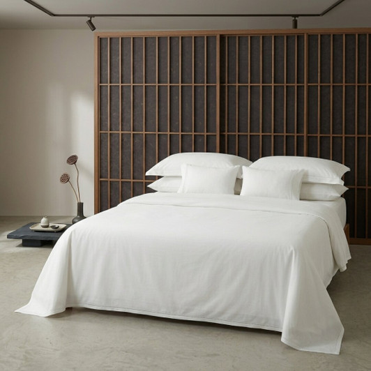 white-300-thread-count-cotton-sateen-bedding-set-on-bed-with-fitted-flat-sheets-and-pillows