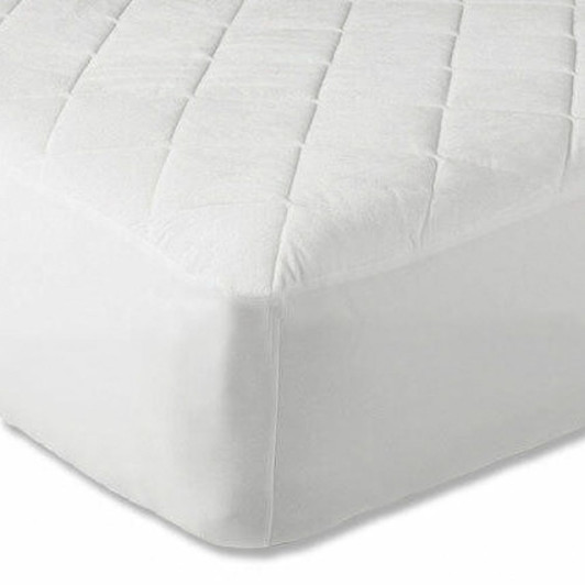 12 Extra Deep Quilted Mattress Protector White - King