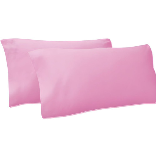 Pillowcases Envelope Style 68 Pick Polycotton Light Pink