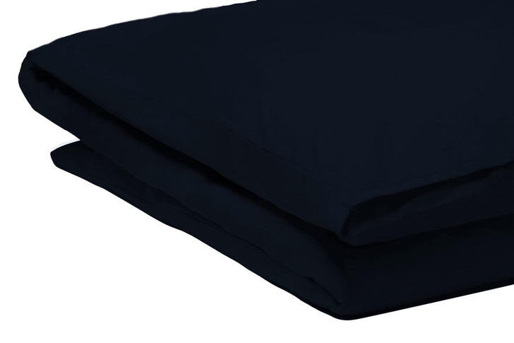 Navy Blue Easy Care Duvet Cover Polycotton - Double
