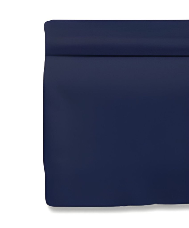 Single Piece Navy Blue Flame Retardant Flat Sheets BS 7175 - Double