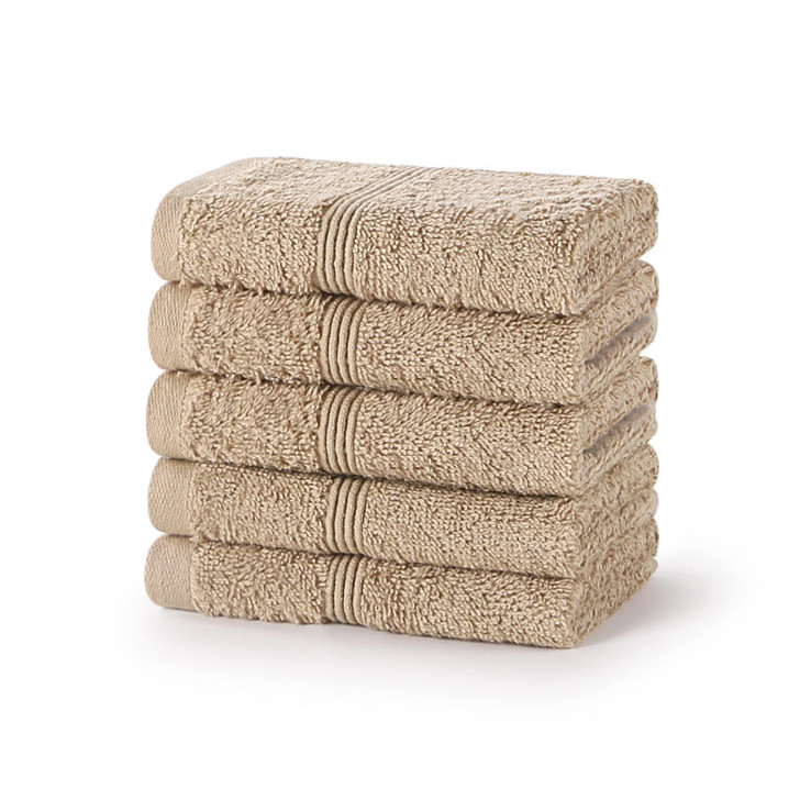 500GSM Royal Egyptian Latte Face Cloths