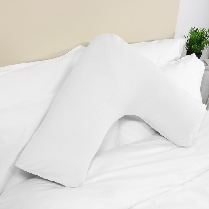 silk v shaped pillowcase