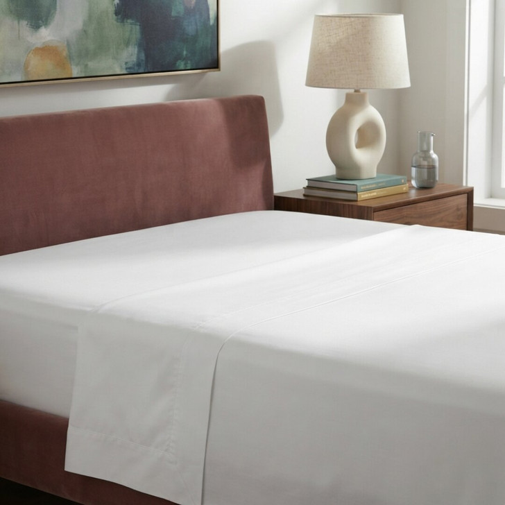 400 Thread Count 100% Cotton Sateen Flat Sheets