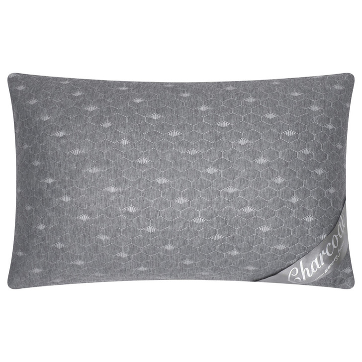 Bamboo Memory Foam Layered Pillow - Charcoal