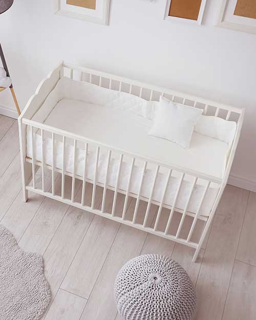 Baby Cot Bed Pillowcase Pair - 100% Cotton