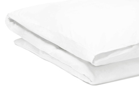 White Easy Care Duvet Cover Polycotton Super King