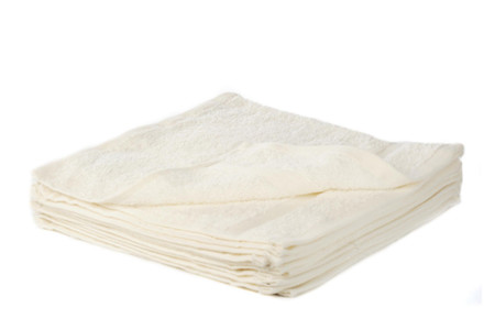 Product photograph of Cream Face Cloth Soft Cotton Royal Egyptian Flannel 30x30cm - 500 Gsm from The Towel Shop