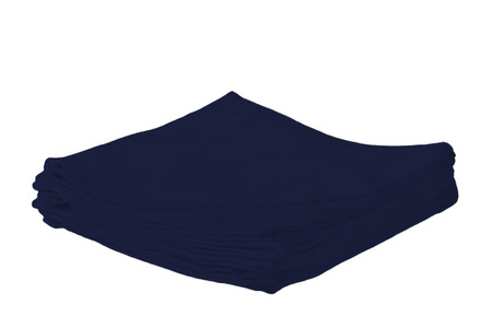 Product photograph of Navy Blue Face Cloth Soft Cotton Royal Egyptian Flannel 30x30cm - 500 Gsm from The Towel Shop