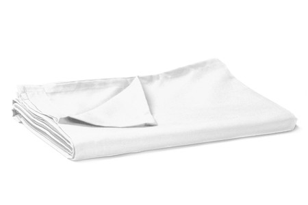 Double White Flat Sheets Easy Care 68 Pick Polycotton 223x254cm