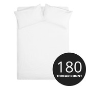 180TC Easy Iron Percale Bedding