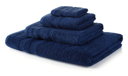 Product photograph of Navy Blue Hand Towel Egyptian Collection 500 Gsm Cotton - 50x85cm from The Towel Shop