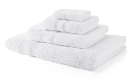 Product photograph of White Bath Towel Egyptian Collection 500 Gsm Cotton - 70x130cm from The Towel Shop