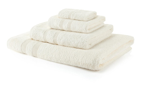 Cream Bath Towel Egyptian Collection 500 GSM Cotton - 70x130cm