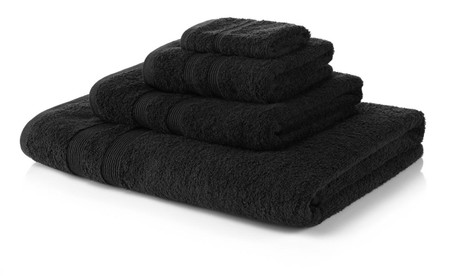 Black Bath Towel Egyptian Collection 500 GSM Cotton - 70x130cm