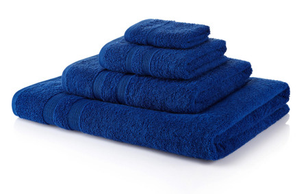 Royal Blue Bath Sheet Egyptian Collection 500 GSM Cotton - 90x150cm