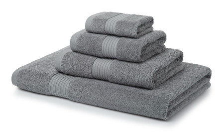 Product photograph of Egyptian Collection 700 Gsm Silver Hand Towels - Pack Of 6 from The Towel Shop