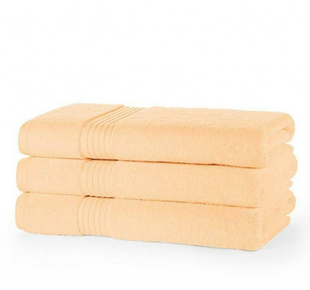 Product photograph of Egyptian Collection 700 Gsm Buttercream Bath Towel - Single Piece from The Towel Shop