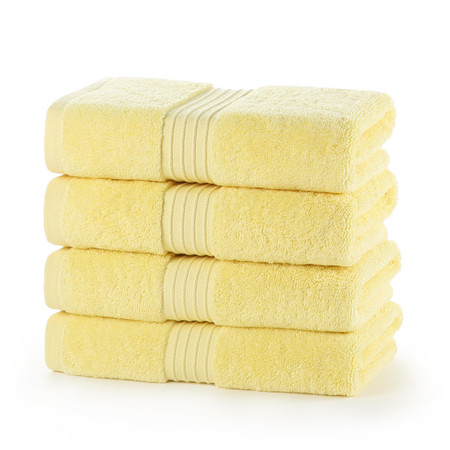 Product photograph of Egyptian Collection 700 Gsm Lemon Hand Towel - Single Piece from The Towel Shop