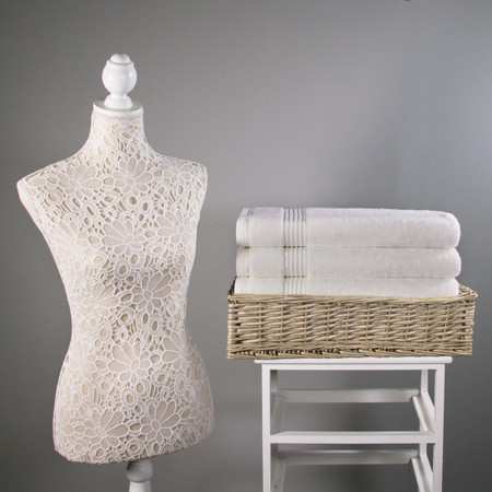 Product photograph of 700 Gsm Ultimate Bamboo White Bath Towel from The Towel Shop