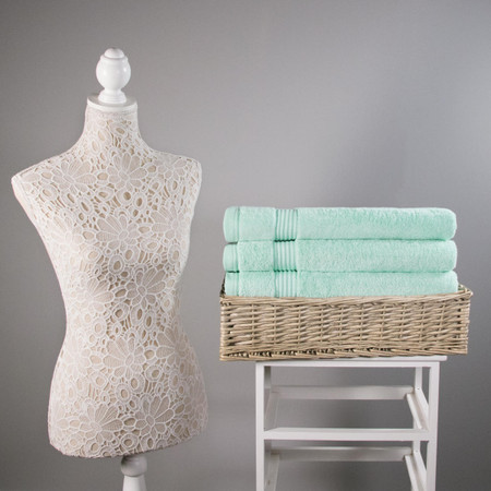 Product photograph of 700 Gsm Ultimate Bamboo Duck Egg Blue Bath Towel from The Towel Shop